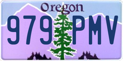 OR license plate 979PMV
