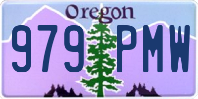 OR license plate 979PMW