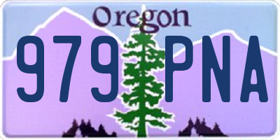 OR license plate 979PNA