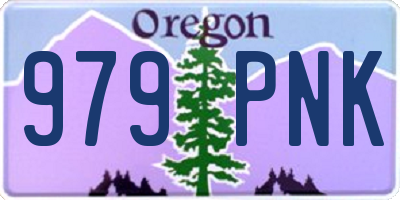 OR license plate 979PNK