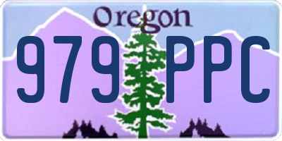 OR license plate 979PPC