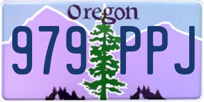 OR license plate 979PPJ
