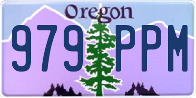 OR license plate 979PPM