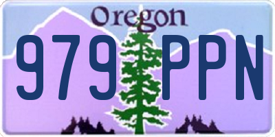 OR license plate 979PPN