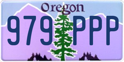 OR license plate 979PPP