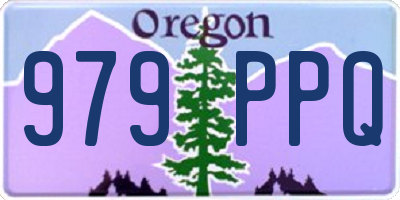 OR license plate 979PPQ
