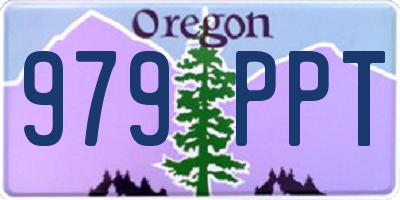 OR license plate 979PPT