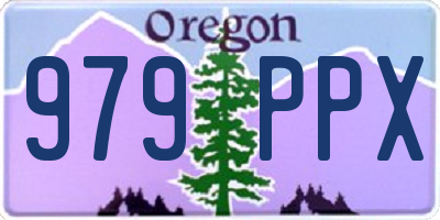 OR license plate 979PPX