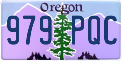 OR license plate 979PQC