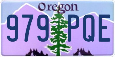 OR license plate 979PQE