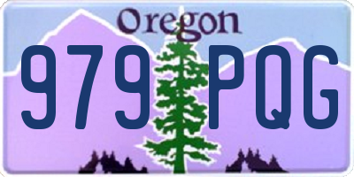OR license plate 979PQG