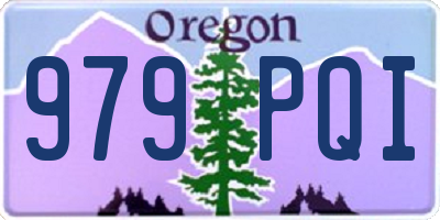 OR license plate 979PQI