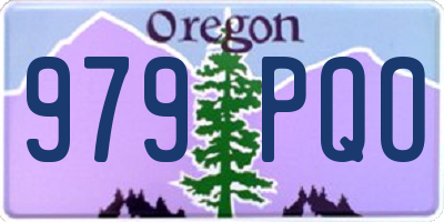 OR license plate 979PQO