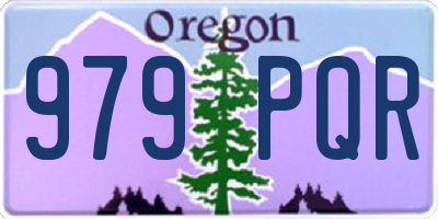 OR license plate 979PQR