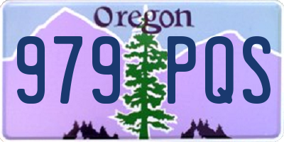 OR license plate 979PQS