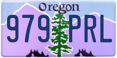 OR license plate 979PRL