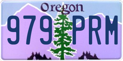 OR license plate 979PRM