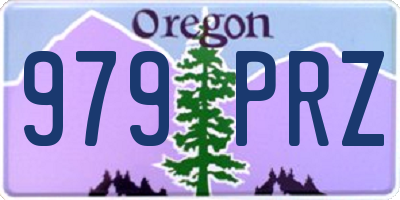 OR license plate 979PRZ