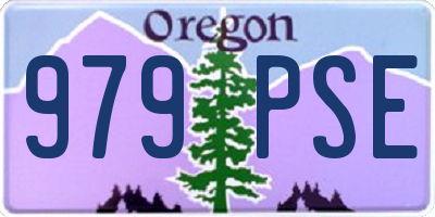 OR license plate 979PSE