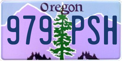 OR license plate 979PSH