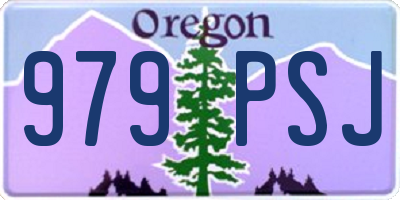 OR license plate 979PSJ