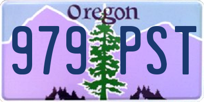 OR license plate 979PST