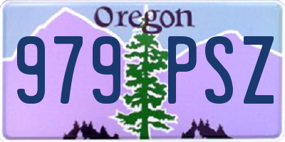 OR license plate 979PSZ