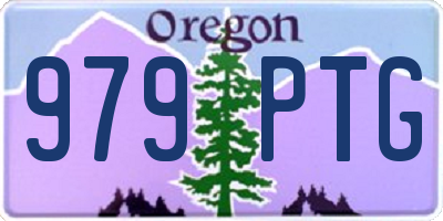 OR license plate 979PTG
