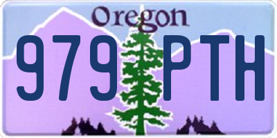 OR license plate 979PTH