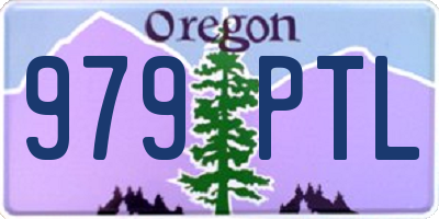 OR license plate 979PTL