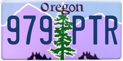 OR license plate 979PTR
