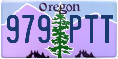 OR license plate 979PTT