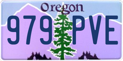 OR license plate 979PVE