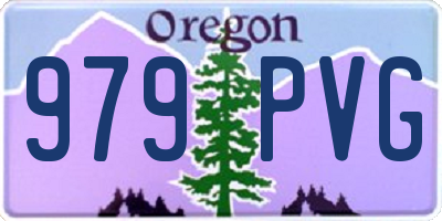 OR license plate 979PVG