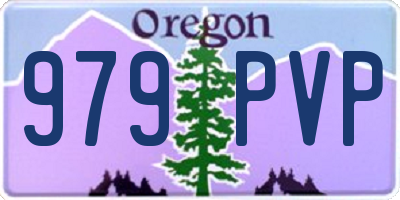 OR license plate 979PVP