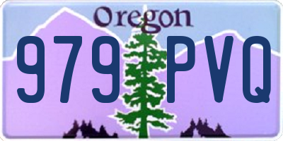 OR license plate 979PVQ