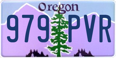 OR license plate 979PVR