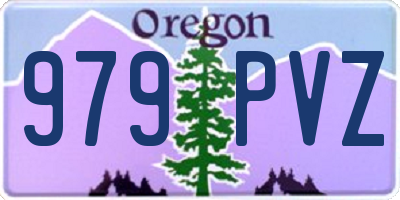 OR license plate 979PVZ