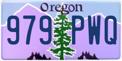 OR license plate 979PWQ