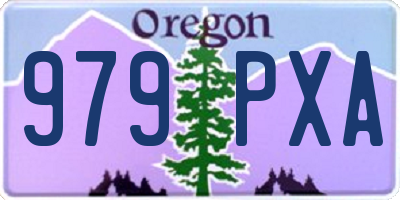 OR license plate 979PXA