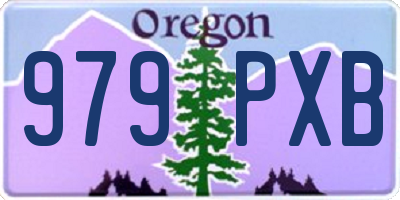 OR license plate 979PXB