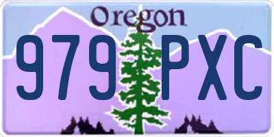 OR license plate 979PXC
