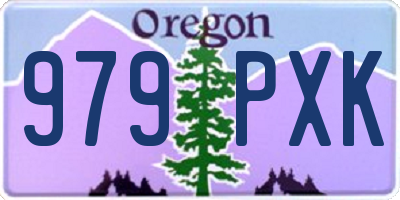 OR license plate 979PXK