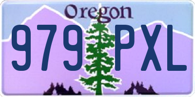 OR license plate 979PXL