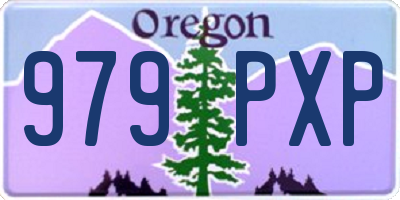 OR license plate 979PXP