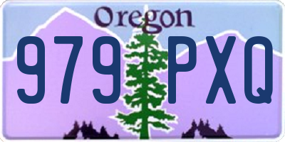 OR license plate 979PXQ
