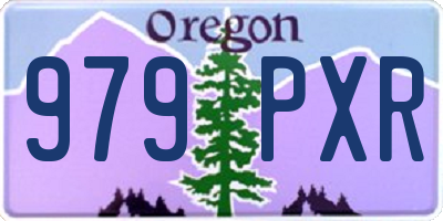 OR license plate 979PXR