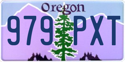 OR license plate 979PXT