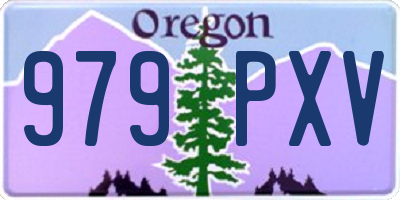 OR license plate 979PXV