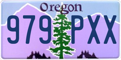 OR license plate 979PXX